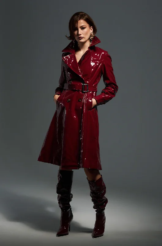 Women’s Evening Wear for Special Occasions MITICA PATENT TRENCH COAT