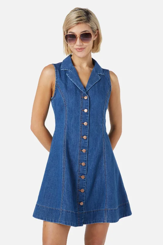 Stay Ahead In Style Carrie Denim Pinny