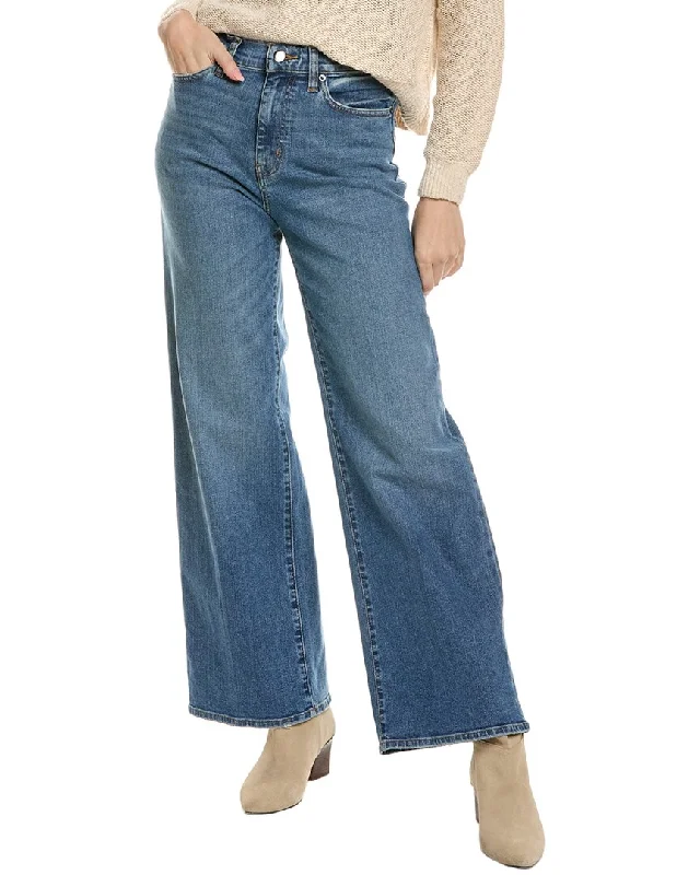 Fashion Forward Femininity FRAME Denim Le Slim Palazzo Bixby Jean