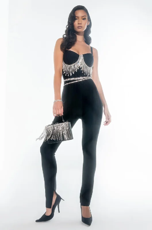 Limited Time Flash Sale GOT IT GOOD BANDAGE JUMPSUIT BLACK