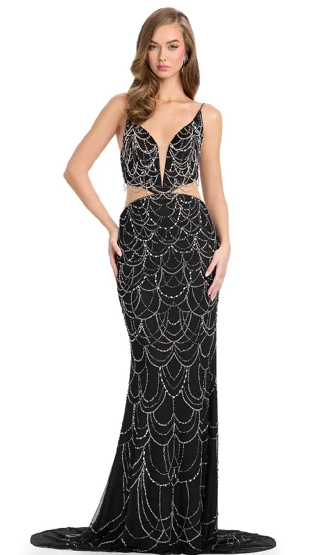 Latest Trends Ashley Lauren 11925 - Show-Stopping Jersey Sleeveless Prom Gown