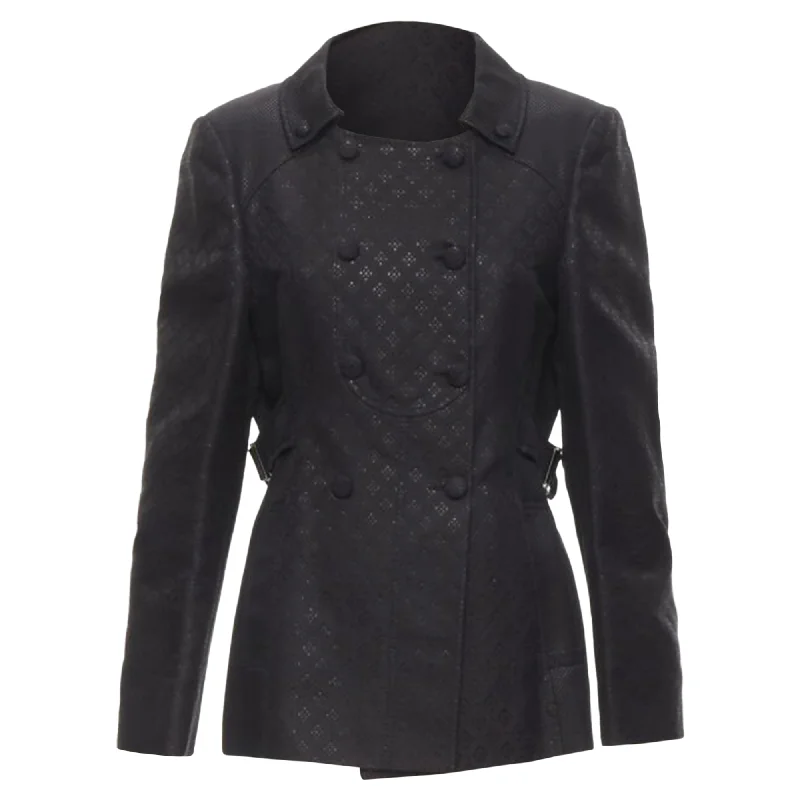 Chic Trend Collection Gucci metallic oriental brocade double breasted jacket