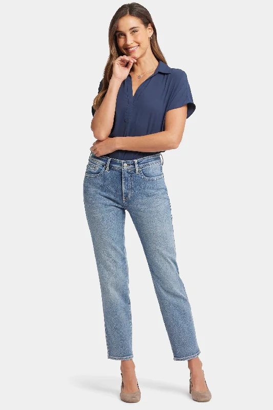 Must Haves Stella Tapered Ankle Jeans - Indigo Stream